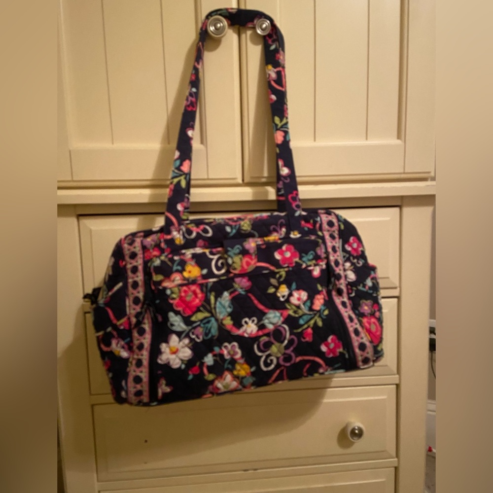 Vera Bradley shoulder bag, great for a diaper bag, school or work